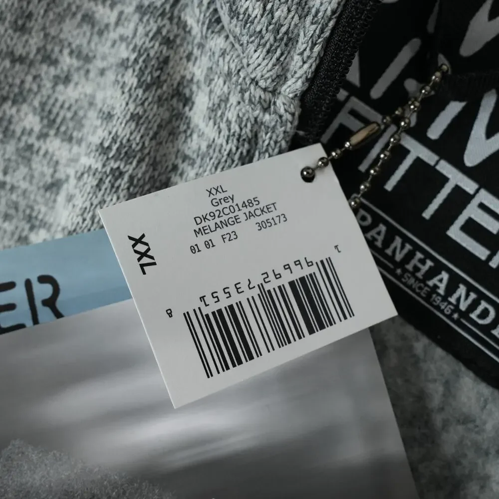 Powder River Outfitters Jacket Kids‎ XXL Knit Melange Gray Pullover DK92C01485